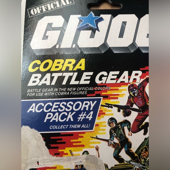 GI Joe Cobra Battle Gear Accessory Kit #4 / 1985 / 17 of 18 pcs + cardback - Picture 9 of 10